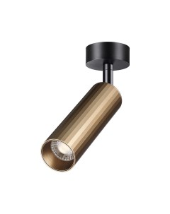 Накладной потолочный светильник ALBA 358987 (15Вт, 4000К, IP20, LED) черный/бронза Novotech