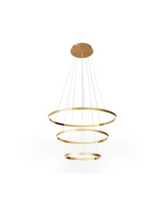 Светильник подвесной Kinklight Тор 08223,36A диммируемый с пультом ДУ латунь (110Вт, 3000К, LED) Kink light