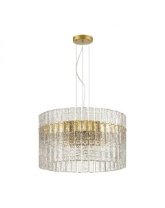 Светильник подвесной MERKALE 4938/6 матов.золотой/прозрачныйстекло (6*40Вт, E14) Odeon light