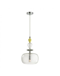 Светильник подвесной EXCLUSIVE BIZET 4893/1A хр./разноцветн./керамика/(1*40Вт, E14) Odeon light