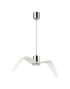 Светильник подвесной BIRDS 4903/1C белый/хром/стекло (1*5Вт, GU10) Odeon light
