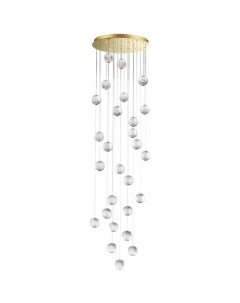Светильник подвесной CRYSTAL 5008/120L золотой (120Вт, 4000К, LED) Odeon light