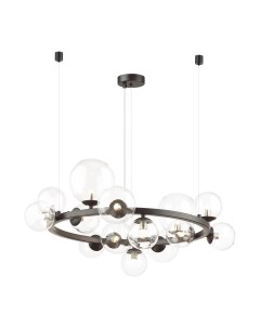 Светильник подвесной TOVI 4818/14 черный/прозрачный (14*40Вт, G9) Odeon light