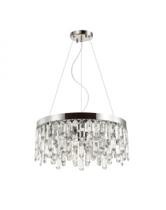 Светильник подвесной DAKISA 4985/6 хром/хрусталь (6*40Вт, E14) Odeon light