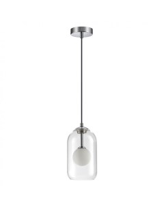 Светильник подвесной LOSTAR 4953/1 хром/белый (1*40Вт, G9) Odeon light