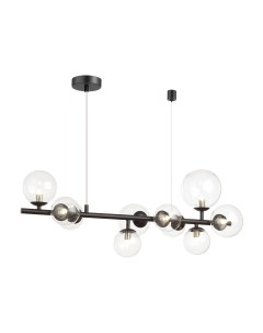 Светильник подвесной TOVI 4818/10 черный/прозрачный (10*40Вт, G9) Odeon light