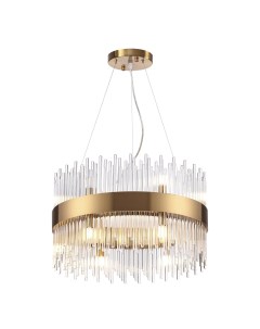 Светильник подвесной FOCCO 4722/12 бронзовый/стекло/прозрачный (12*33Вт, G9) Odeon light