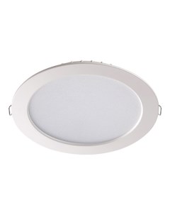 Светильник светод. встр/круг LUNA 358030 (15Вт, 4100К, IP20, LED) белый Novotech