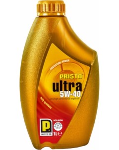 Масло моторное синтетическое ULTRA PLUS 5W 40 1л Prista