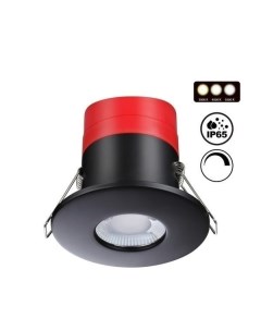 Светильник точ. REGEN 358638 (8Вт, 3000/4000/5000К, LED) IP65 черный Novotech