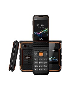 Мобильный телефон Dragon Чёрный Оранжевый 2822 Bq