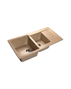 Мойка GRANFEST мрамор GF-P-980KL песок, 98х51 см с сифоном Granfest