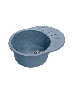 Мойка GRANFEST мрамор GF-R-580 L, 58х45 см графит Granfest