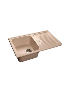 Мойка GRANFEST мрамор GF-S-780L белый78х50 см с сифоном Granfest