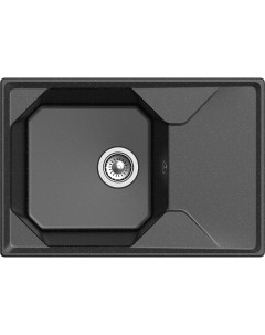 Мойка GRANFEST UNIQUE GF-U-740L черный, 74х50 см Granfest