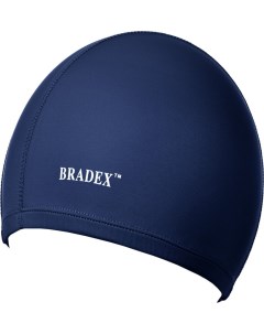 Шапочка для плавания SF 0852 полиамид темно синяя Bradex