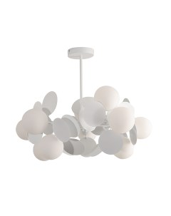 Светильник подвесной Kinklight Матиас 074160-10,01(01) белый (10*5Вт, G9, LED лампы в комплекте 4000K) Kink light