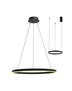 Светильник подвесной Kinklight Тор 08212,19A(3000K) черный (24Вт, 3000K, LED) Kink light