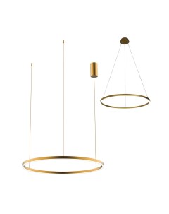 Светильник подвесной Kinklight Тор 08214,33P(3000K) матовое золото (50Вт, 3000K, LED) Kink light