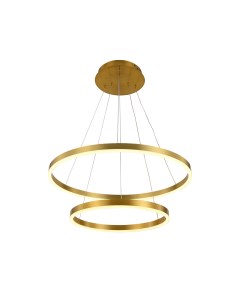 Светильник подвесной Kinklight Тор 08219,36A(3000K) диммируемый с пультом ДУ латунь (60Вт, 3000K, LED) Kink light