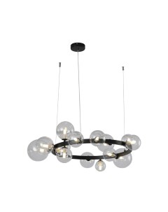 Светильник подвесной Kinklight Иона 09408-15,19 черный (15*5Вт, G9, LED лампы в комплекте 4000K) Kink light