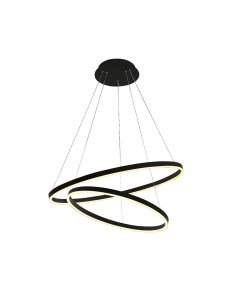 Светильник подвесной Kinklight Тор 08220,19A(4000K) черный (86Вт, 4000K, LED) диммируемый Kink light