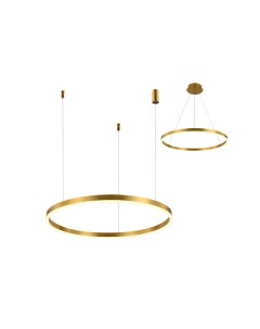 Светильник подвесной Kinklight Тор 08212,36A(3000K) латунь (24Вт, 3000K, LED) Kink light