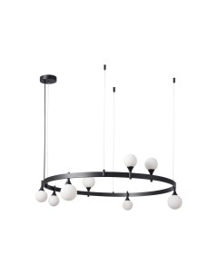 Светильник подвесной Kinklight Бьянки 07808-8,19 черный (8*7Вт, G9) Kink light