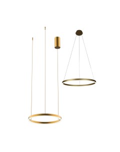 Светильник подвесной Kinklight Тор 08212,33P(3000K) Матовое золото (24Вт, 3000K, LED) Kink light