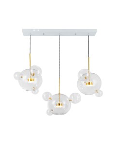 Светильник подвесной Kinklight Галла 07545-4 (3AS),21 прозрачный/цвет корпуса золото (42Вт, 3000К, LED) Kink light