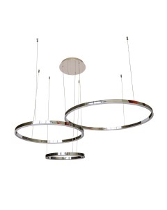 Светильник подвесной Kinklight Тор 08223,02PA(4000K) диммируемый с пультом ДУ хром (110Вт, 4000K, LED) Kink light