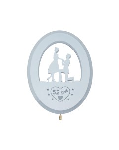 Светильник настенный Kinklight Предложение 074110,25 белый+розовая подсветка (21Вт, 3000К+4000К, LED) Kink light