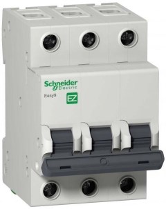Выключатель автоматический EASY 9 3Р 50А 4 5кА хар ка С EZ9F34350 Schneider electric