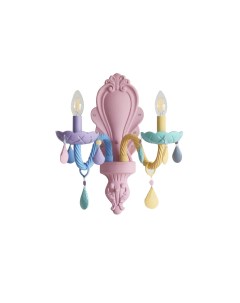 Светильник настенный Kinklight Астрид 074175-2 мультиколор (2*40Вт, E14) Kink light