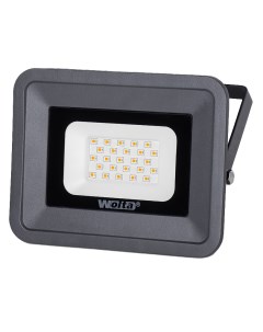 Прожектор светодиодный 20Вт 3000K IP65 WFLY 20W 06 серый Wolta