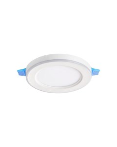 Светильник светодиодный встраиваемый Spot 359009 6Вт+3Вт 4000К+RGB IP20 белый Novotech