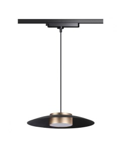 Светильник трековый PILZ 358592 (18Вт, 4000К, LED) IP20 черный/золото Novotech