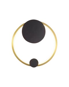 Светильник настенный Kinklight Эрин 08433,36-19 латунь+черный (16Вт, 4000К, LED) Kink light