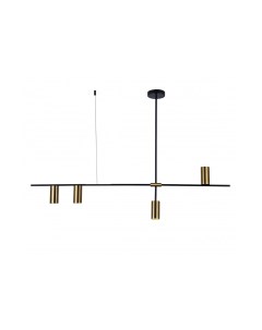 Светильник подвесной Kinklight Рия 07621-4,20 черный/бронза (4*10Вт, GU10) Kink light
