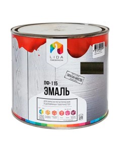 Эмаль ПФ-15 защитная LIDA 2кг Lida лакокраска