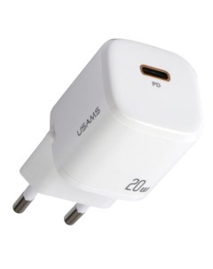 Сетевое зарядное устройство T36 USB Type C 20W белое EU CC124TC02 Usams