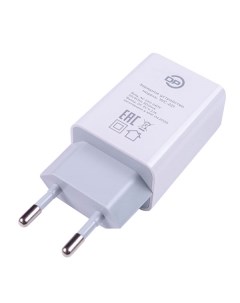 Сетевое зарядное устройство АТ 2 USB Белое Lanfei