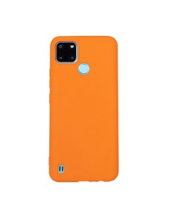 Чехол для Realme C21 Y бампер АТ Soft touch оранжевый Digitalpart