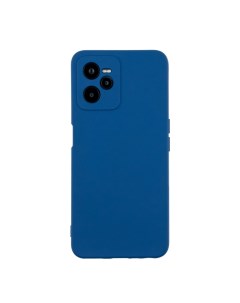 Чехол для Realme C35 бампер АТ Silicone case синий Digitalpart