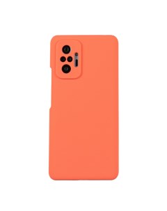 Чехол для Redmi Note 10 Pro бампер АТ Silicone Case Розово красный Digitalpart