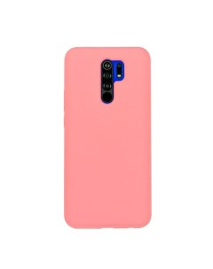 Чехол для Redmi 9 бампер AT Silicone case Светло розовый Digitalpart