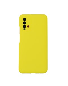 Чехол для Redmi 9T бампер АТ Silicone Case Светло желтый Lanfei