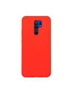 Чехол для Redmi 9 бампер AT Silicone case Красный Digitalpart