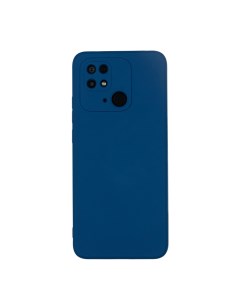 Чехол для Redmi 10C бампер AT Silicone Case синий Xiaomi