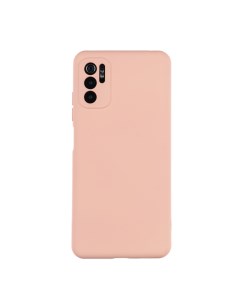 Чехол для POCO M3 Pro 5G Redmi Note 10 5G бампер АТ Soft touch Розовый Lanfei